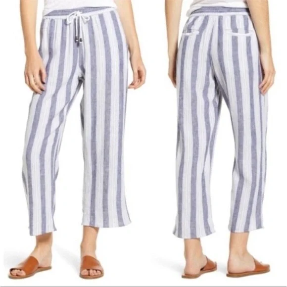 Rails Agnes Cannes Stripe Cropped Pants - Picture 1 of 10